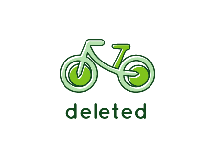 green bicycle icon