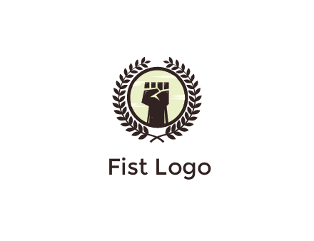 wreath around a fist