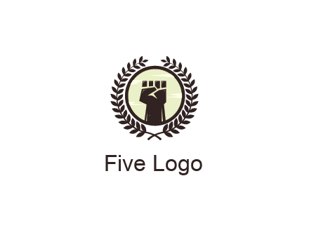 wreath around a fist