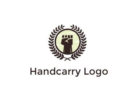 wreath around a fist