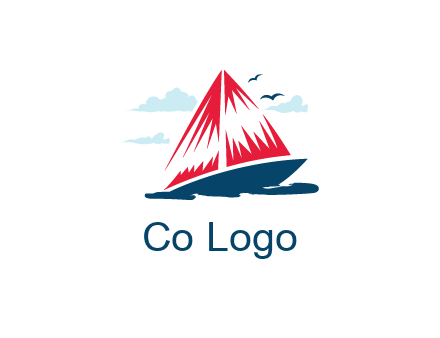 sailing boat illustration