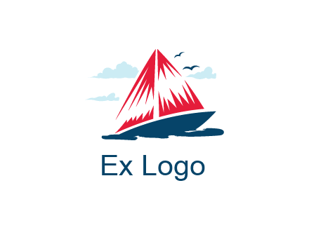 sailing boat illustration