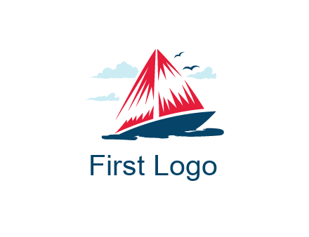 sailing boat illustration