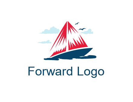sailing boat illustration