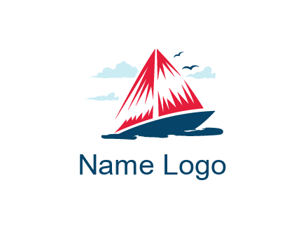 sailing boat illustration