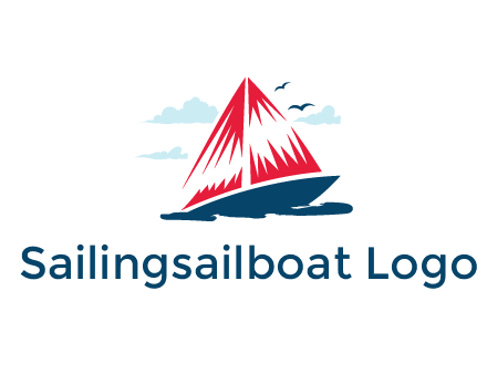 sailing boat illustration
