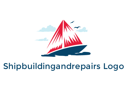 sailing boat illustration