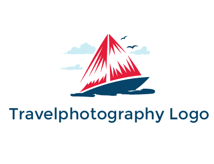 sailing boat illustration
