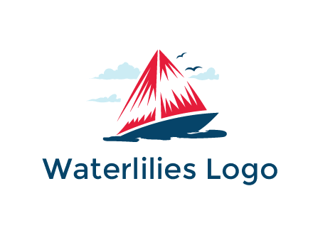 sailing boat illustration