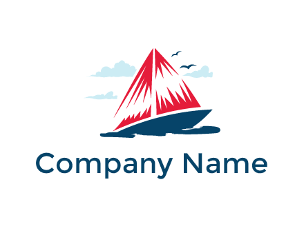 sailboat logo design