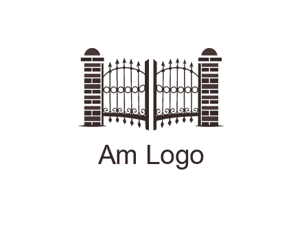 house gate logos