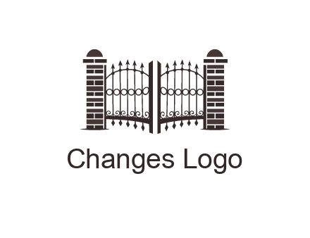 house gate logos