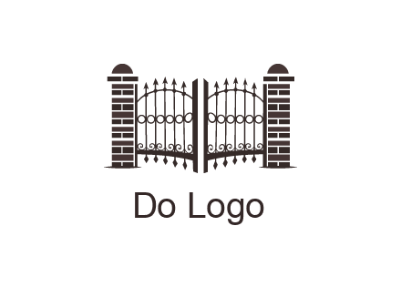 house gate logos