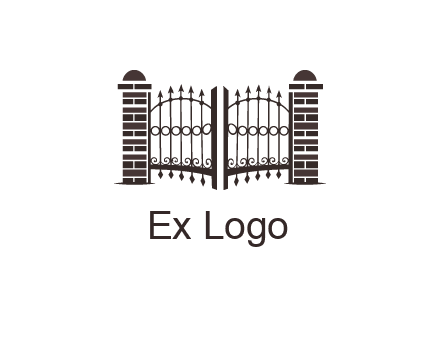 house gate logos