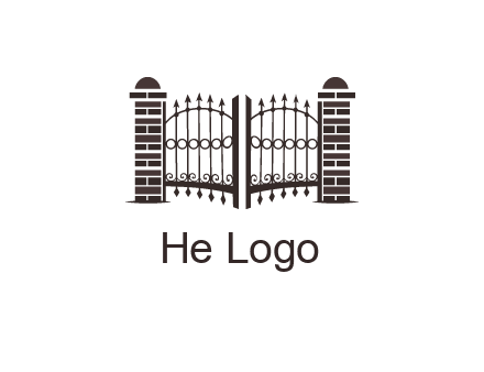 house gate logos