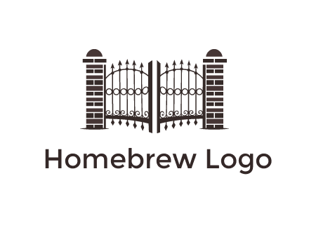 house gate logos
