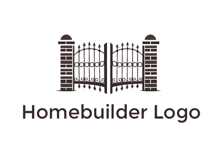 house gate logos