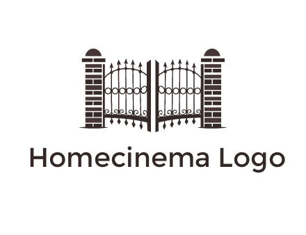 house gate logos