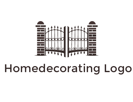 house gate logos