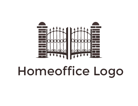 house gate logos