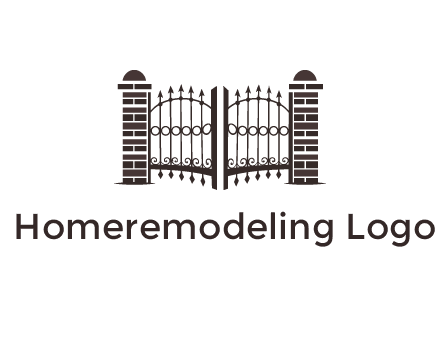 house gate logos