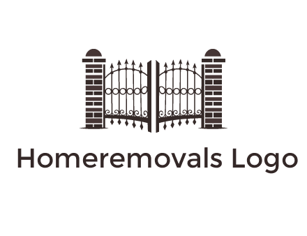 house gate logos