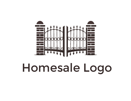 house gate logos