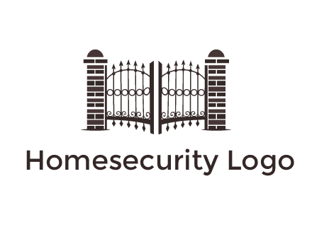 house gate logos