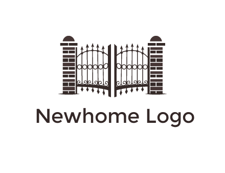 house gate logos