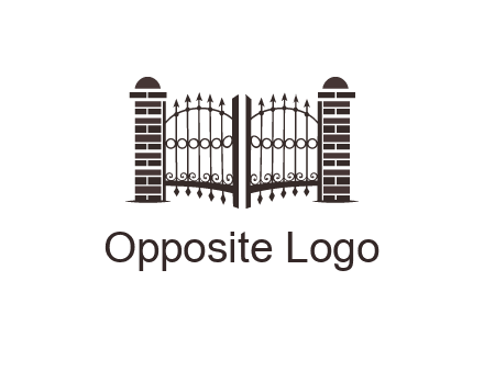house gate logos
