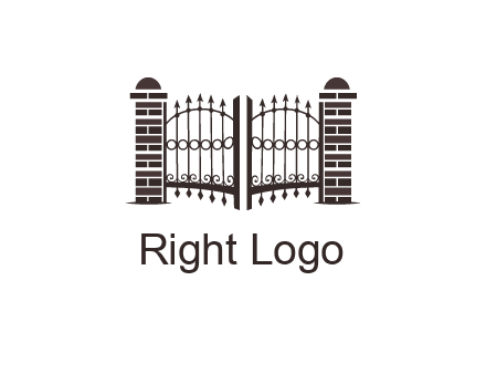 house gate logos
