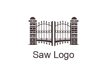 house gate logos