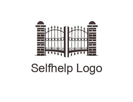 house gate logos