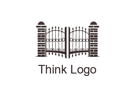 house gate logos