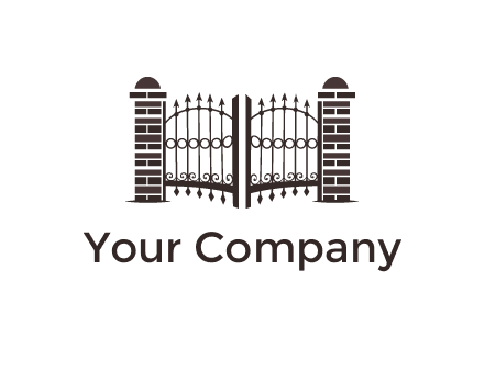 house gate logos
