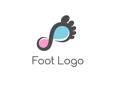 footprint infinity symbol