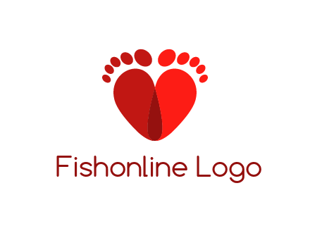 heart logo design creator