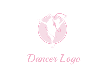 dancing ballerina logo