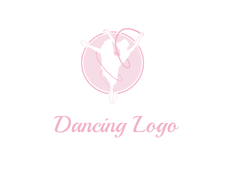 dancing ballerina logo