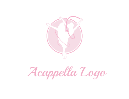 dancing ballerina logo