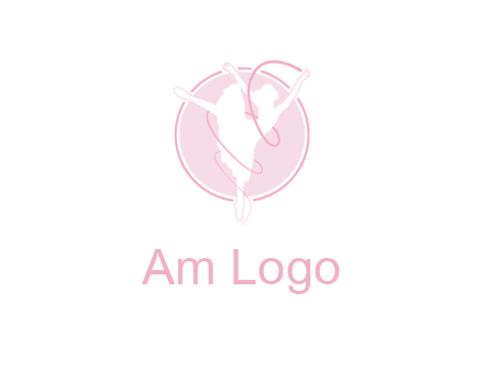 dancing ballerina logo