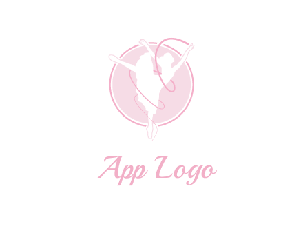 dancing ballerina logo