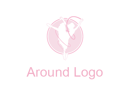 dancing ballerina logo