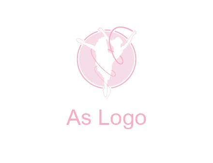 dancing ballerina logo