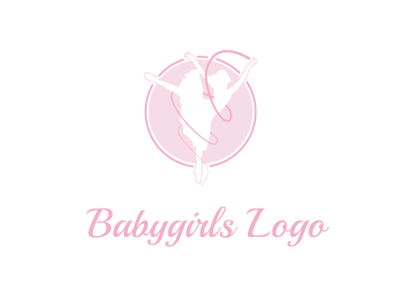 dancing ballerina logo