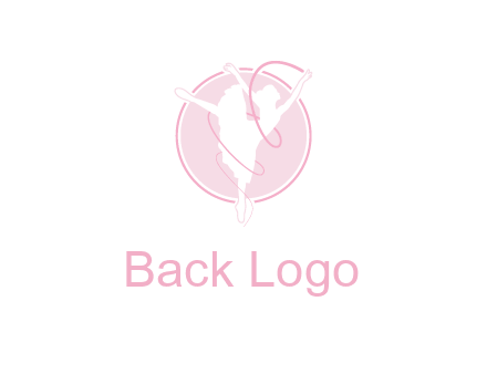 dancing ballerina logo