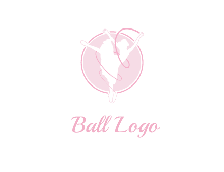dancing ballerina logo