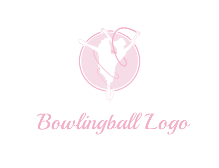 dancing ballerina logo