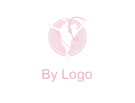 dancing ballerina logo