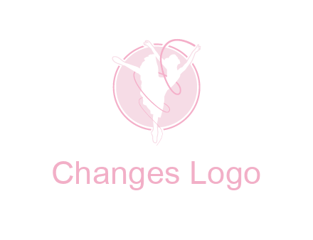 dancing ballerina logo